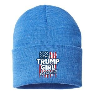 IM A Trump Get Over It! Cool Gift Sustainable Knit Beanie