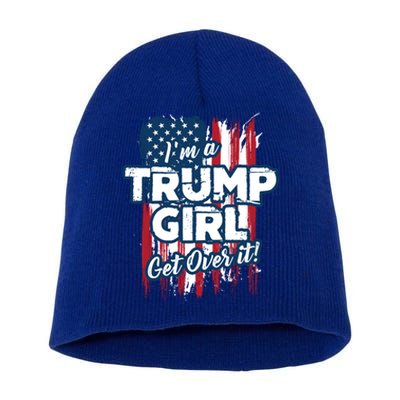 IM A Trump Get Over It! Cool Gift Short Acrylic Beanie