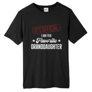 I Am The Favorite Granddaughter Funny Tall Fusion ChromaSoft Performance T-Shirt