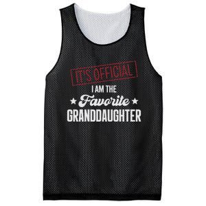 I Am The Favorite Granddaughter Funny Mesh Reversible Basketball Jersey Tank