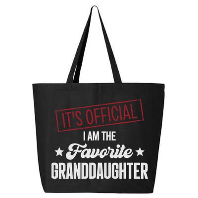 I Am The Favorite Granddaughter Funny 25L Jumbo Tote