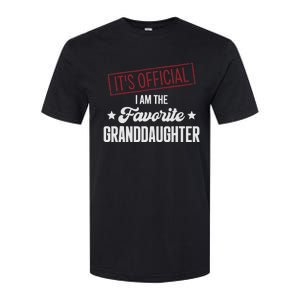 I Am The Favorite Granddaughter Funny Softstyle CVC T-Shirt