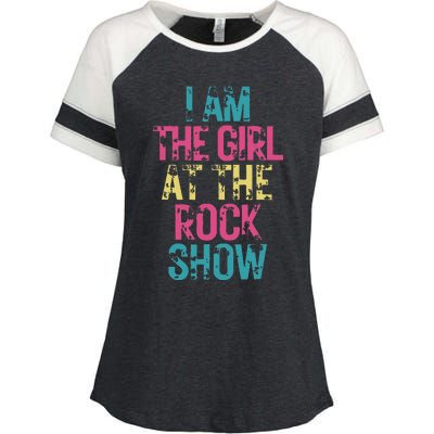 I Am The Girl At The R.Ock Show Rock Enza Ladies Jersey Colorblock Tee