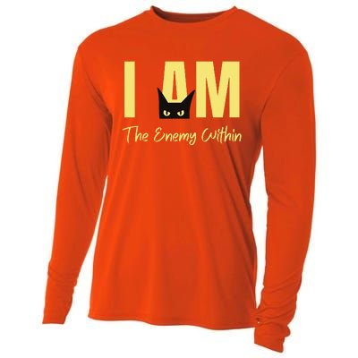 I Am The Enemy Within Kamala Harris Walz 2024 Merch Commala Cooling Performance Long Sleeve Crew