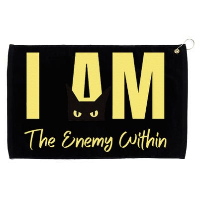 I Am The Enemy Within Kamala Harris Walz 2024 Merch Commala Grommeted Golf Towel