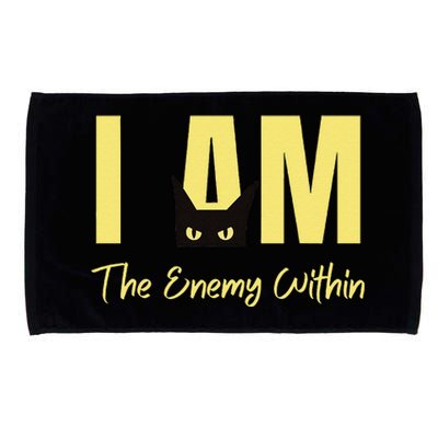 I Am The Enemy Within Kamala Harris Walz 2024 Merch Commala Microfiber Hand Towel