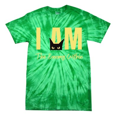 I Am The Enemy Within Kamala Harris Walz 2024 Merch Commala Tie-Dye T-Shirt