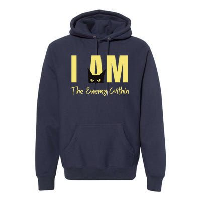 I Am The Enemy Within Kamala Harris Walz 2024 Merch Commala Premium Hoodie