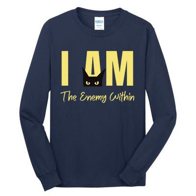 I Am The Enemy Within Kamala Harris Walz 2024 Merch Commala Tall Long Sleeve T-Shirt