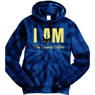 I Am The Enemy Within Kamala Harris Walz 2024 Merch Commala Tie Dye Hoodie