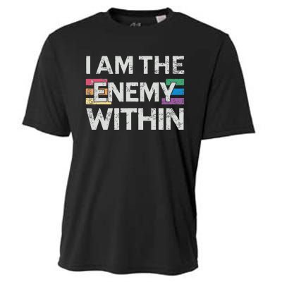 I Am The Enemy Within Lgbt Pride Gay Kamala Harris Merch Cooling Performance Crew T-Shirt