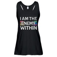 I Am The Enemy Within Lgbt Pride Gay Kamala Harris Merch Ladies Essential Flowy Tank