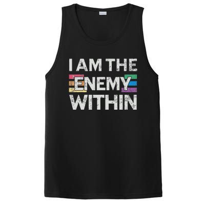 I Am The Enemy Within Lgbt Pride Gay Kamala Harris Merch PosiCharge Competitor Tank