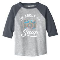 IM About To Snap Photography Photographer Camera Toddler Fine Jersey T-Shirt