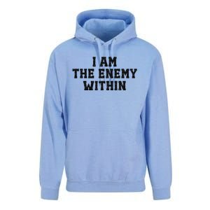 I Am The Enemy Within Kamala Harris Vs Trump Unisex Surf Hoodie