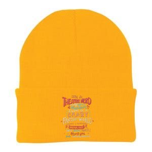 Im A Theatre Nerd Funny Drama Rehearsal Cool Gift Knit Cap Winter Beanie