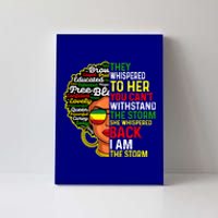 I Am The Storm Juneteenth Black History Month Gift Canvas