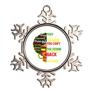 I Am The Storm Juneteenth Black History Month Gift Metallic Star Ornament