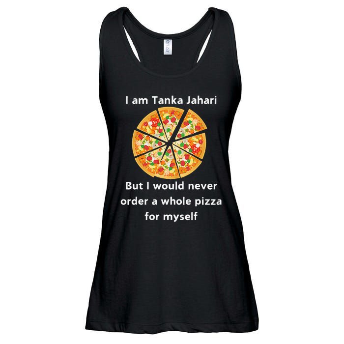 I Am Tanka Jahari Funny Pizza Lover Ladies Essential Flowy Tank