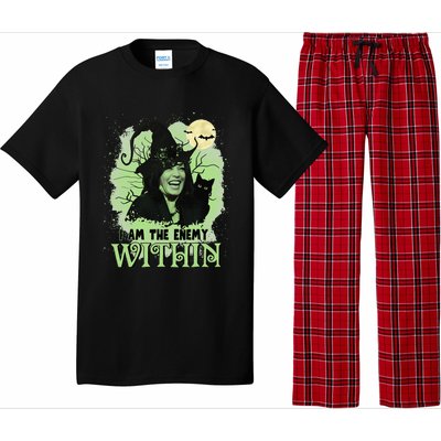 I Am The Enemy Within Funny Kamala Trump 2024 Pajama Set