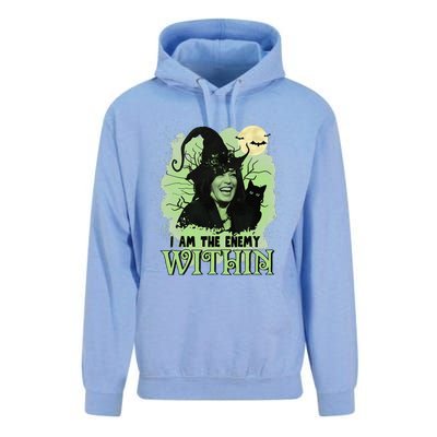 I Am The Enemy Within Funny Kamala Trump 2024 Unisex Surf Hoodie