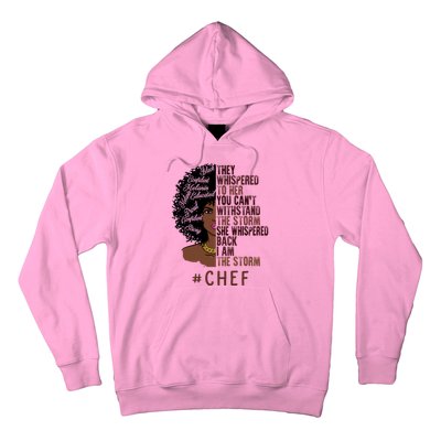 I Am The Storm Chef African American Gift Hoodie