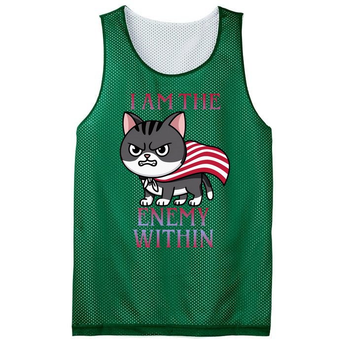 I Am The Enemy Within Kamala Harris 2024 Mesh Reversible Basketball Jersey Tank