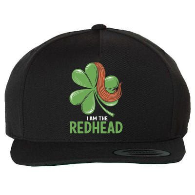 I Am The Redhead Dibs On The Redhead Funny St Gift Wool Snapback Cap