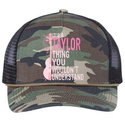 ItS A Taylor Thing You WouldnT Understand Retro Rope Trucker Hat Cap