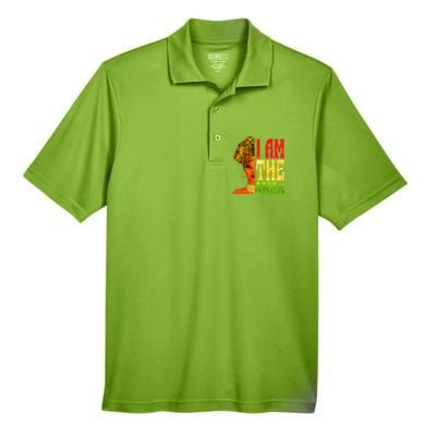 I Am The Storm Juneteenth Black Pride Freedom Black History Great Gift Men's Origin Performance Pique Polo