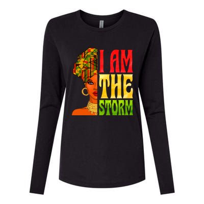 I Am The Storm Juneteenth Black Pride Freedom Black History Great Gift Womens Cotton Relaxed Long Sleeve T-Shirt