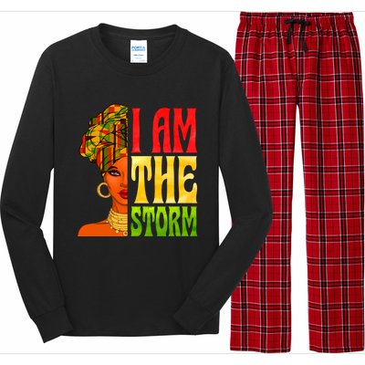 I Am The Storm Juneteenth Black Pride Freedom Black History Great Gift Long Sleeve Pajama Set