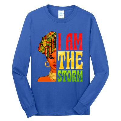 I Am The Storm Juneteenth Black Pride Freedom Black History Great Gift Tall Long Sleeve T-Shirt