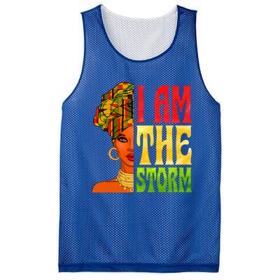 I Am The Storm Juneteenth Black Pride Freedom Black History Great Gift Mesh Reversible Basketball Jersey Tank