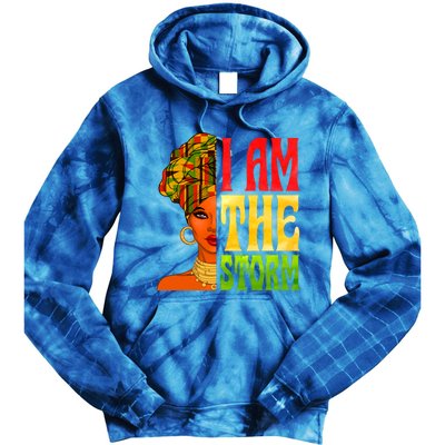 I Am The Storm Juneteenth Black Pride Freedom Black History Great Gift Tie Dye Hoodie