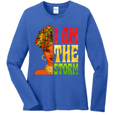 I Am The Storm Juneteenth Black Pride Freedom Black History Great Gift Ladies Long Sleeve Shirt