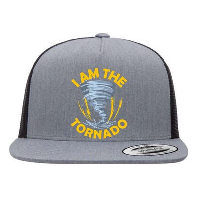 I Am The Storm Twister Tornado Hurricane Meteorologist Flat Bill Trucker Hat