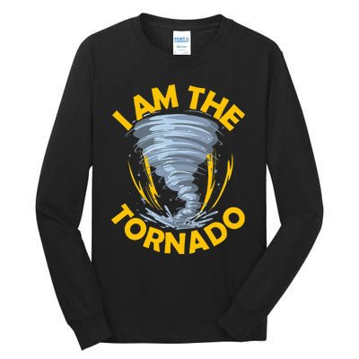 I Am The Storm Twister Tornado Hurricane Meteorologist Tall Long Sleeve T-Shirt