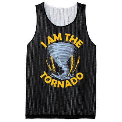 I Am The Storm Twister Tornado Hurricane Meteorologist Mesh Reversible Basketball Jersey Tank