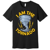 I Am The Storm Twister Tornado Hurricane Meteorologist Premium T-Shirt