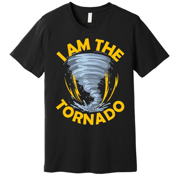 I Am The Storm Twister Tornado Hurricane Meteorologist Premium T-Shirt