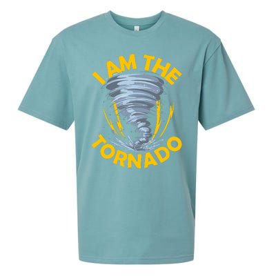 I Am The Storm Twister Tornado Hurricane Meteorologist Sueded Cloud Jersey T-Shirt