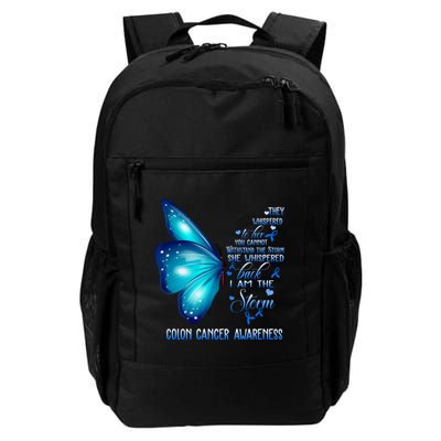 I Am The Storm Colon Cancer Awareness Butterfly Backpack