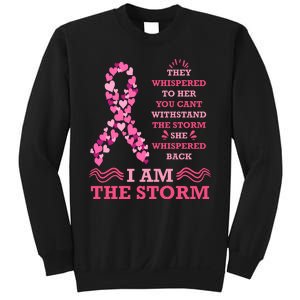 I Am The Storm Breast Cancer Ribbon Sweatshirt