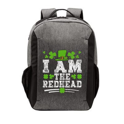 I Am The Redhead Dibs Redhead Funny St Patricks Day Vector Backpack