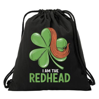 I Am The Redhead Dibs On The Redhead St. Patricks Day Drawstring Bag