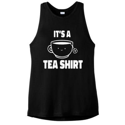 It's A Tea Funny Tea Drinker Lover Ladies PosiCharge Tri-Blend Wicking Tank