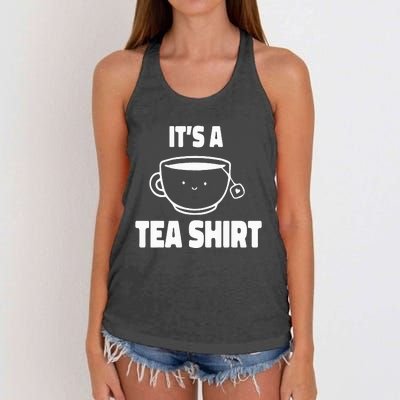 It's A Tea Funny Tea Drinker Lover Women's Knotted Racerback Tank