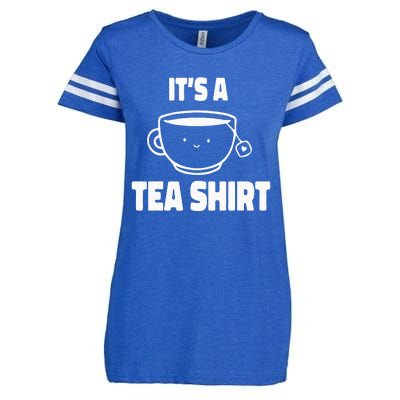 It's A Tea Funny Tea Drinker Lover Enza Ladies Jersey Football T-Shirt