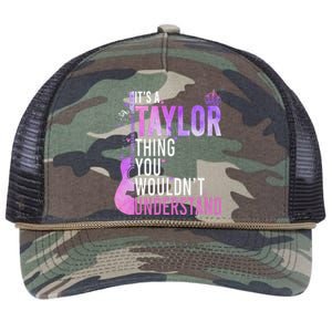 ItS A Taylor Thing You WouldnT Understand Gift Retro Rope Trucker Hat Cap